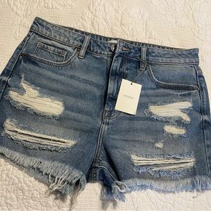 Hidden Brand denim high rise shorts
